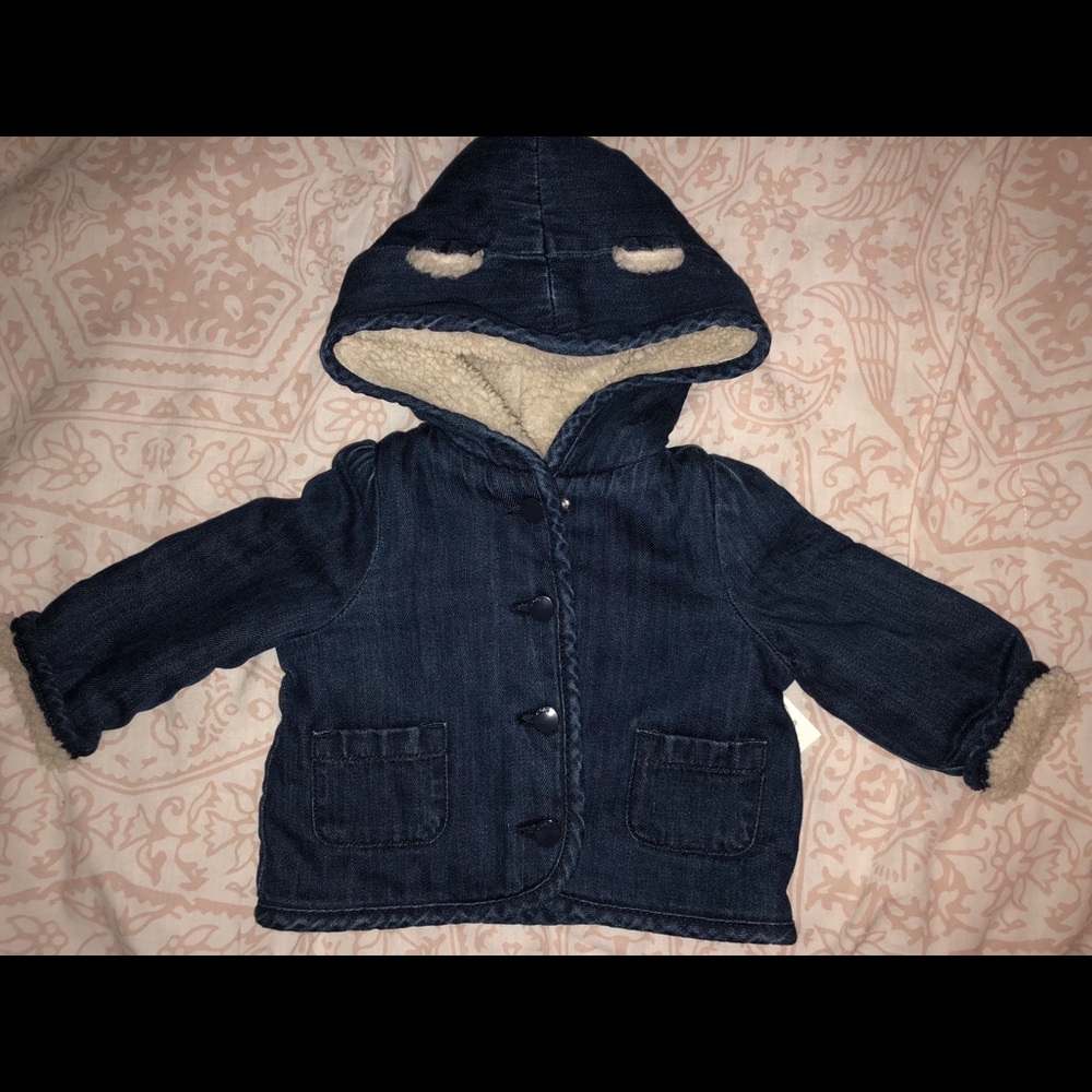 Baby Gap Bear Ear Denim Jacket
